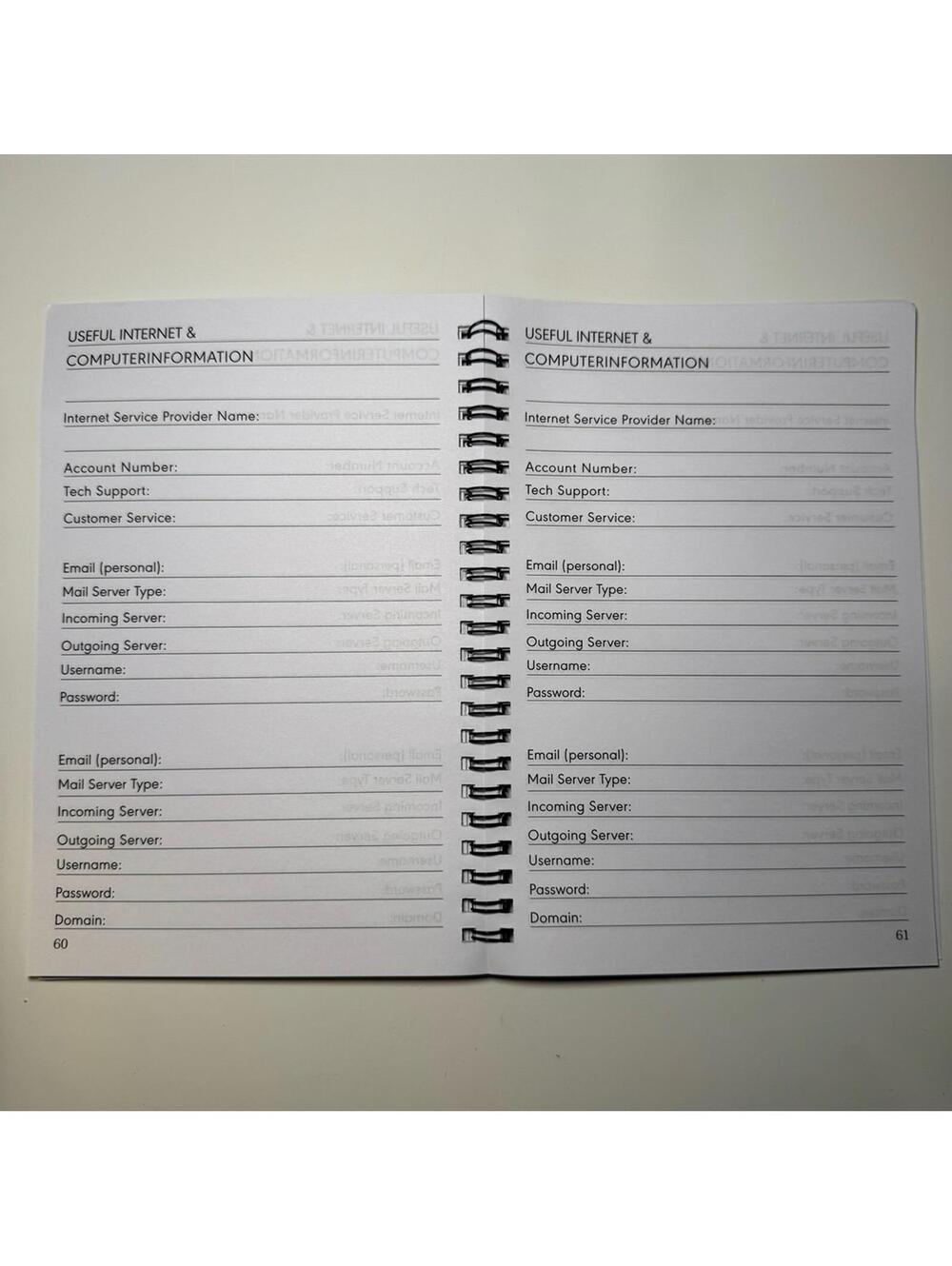 Password journal - Picture 4 of 6
